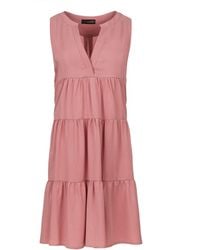 Conquista - Sleeveless Dusty A Line Dress - Lyst
