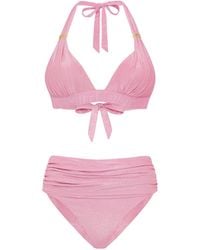 Leyla Maya Ltd - Annie & Paloma High Waisted Bikini Set - Lyst