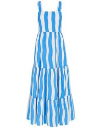 Adrift Clothing - Sutton Cotton Silk Sun Dress - Lyst