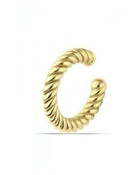 Spero London - Twisted Sterling Ear Cuff No Piercing - Lyst