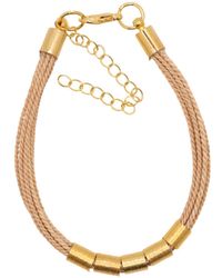 Nart Nature Making Art - Neutrals The Rings Buriti Natural Fiber Bracelet - Lyst