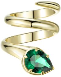 Onewildone - When You Know You Know & Emerald Twisted Snake Pinky Ring - Lyst