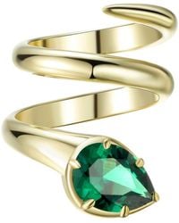 Onewildone - When You Know You Know & Emerald Twisted Snake Pinky Ring - Lyst