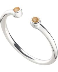 Lily Charmed - November Birthstone Open Style Ring - Lyst