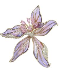 Ninemoo - Iris Bloom Elegance Brooch - Lyst