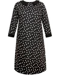 Amoresea - Mesmerizing Cotton Polka Dot Dress With Pockets - Lyst