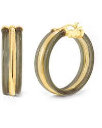 Gold & Honey - Ridge Hoops - Lyst