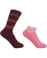 Peper Harow - Made in England - Old School Luxury Crew & Trainer Socks Bundle - Lyst