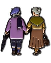 Make Heads Turn - Enamel Pin Side By Side Grandmas - Lyst