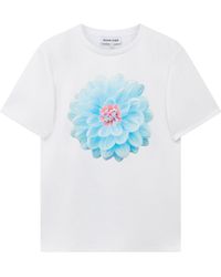 Sour Figs - Dahlia Bloom Print T-Shirt - Lyst