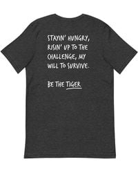 Anchor and Crew - Heather Think Ocean Tiger Aspirations Cotton Embroidered T-Shirt - Lyst