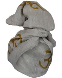 Romer Millinery - Neutrals Twisturban Turban Oatmeal Handkerchief Linen "Om" - Lyst