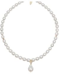 Farra - Must-Have Freshwater Pearls With Baroque Pearl Pendant Necklace - Lyst