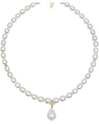 Farra - Must-have Freshwater Pearls With Baroque Pearl Pendant Necklace - Lyst