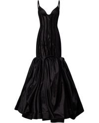 Chuks Collins - Blessing Silk & Velvet Corset Gown - Lyst
