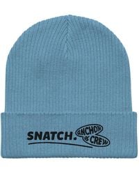 Anchor and Crew - Light Snatch Gen. Organic Cotton Embroidered Beanie - Lyst