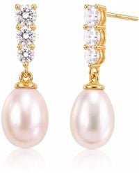 Ninemoo - Givre Drop Pearl Earrings - Lyst