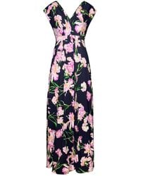 Alie Street London - Sophia Maxi Dress Petite Midnight Blossom - Lyst
