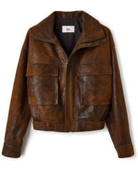 Maison sél - Lumi Leather Jacket - Lyst