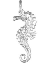 Kaizarin - Sea Horse Charm On Chain - Lyst