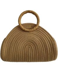 Chanel Joan Elkayam - Neutrals Classic Woven Summer Beach Bag - Lyst