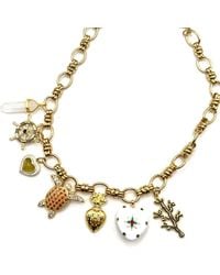 Achala Handcrafted - Neutrals Summer Fun Charm Necklace - Lyst