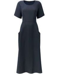 James Lakeland - Linen Pocket Midi Dress - Lyst