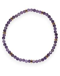 Belinda Jewelz - Amethyst Beaded Bracelet - Lyst