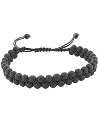 Ebru Jewelry - Onyx Stone Beaded Striking Bracelet - Lyst