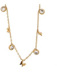 Ebru Jewelry - Hope Butterfly & Diamond Necklace - Lyst