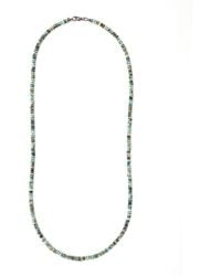 Shar Oke - Neutrals Dainty African Beaded Necklace - Lyst