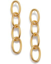 Jaredjamin - Everly Drop Chain Post Earrings - Lyst