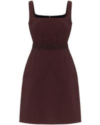 Georgette - Mocha Mini Dress - Lyst