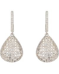 LÁTELITA London - Valerie Pear Drop Gemstone Earrings Cz - Lyst