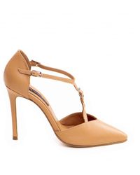 The 5Th Element - Neutrals Freya T-Strap Pumps - Lyst