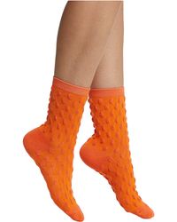HIGH HEEL JUNGLE by KATHRYN EISMAN - Waffle Combed Cotton Socks - Lyst