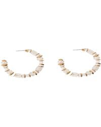 Saachi - Beaded Crystal Hoop Earring - Lyst