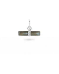 Zohreh - Labradorite T-Bar Pendant Sterling - Lyst