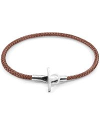 Anchor and Crew - Copper Cambridge & Rope Bracelet - Lyst