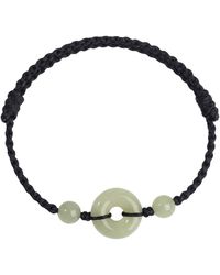 seree - Kids Jade Peace Buckle Woven Bracelet Anklet - Lyst