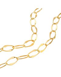 Posh Totty Designs - Large Hammered Link Chain Necklace - Lyst