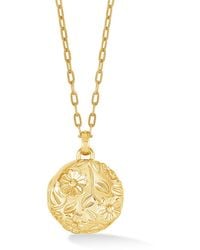 Dower & Hall - Forget Me Not Locket - Lyst