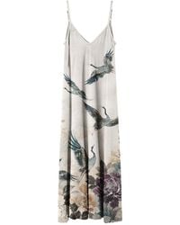 Aloha From Deer - Flying Cranes Maxi Dress - Lyst