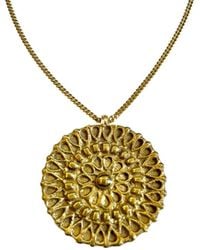 Rachel Nathan - Brass Lace Necklace - Lyst