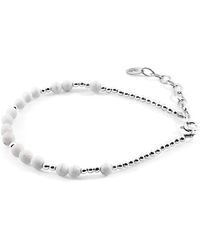 Anchor and Crew - Agate Sienna & Stone Bracelet - Lyst