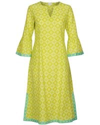 At Last - Cotton Belle Kaftan Dress - Lyst
