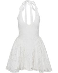 DELFI Collective - The Hera Short Eyelet Dress - Lyst