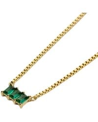NASI SILVER - Kadima Baguette Necklace- Spinel - Lyst