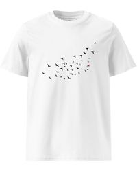 Anchor and Crew - Birds Where's William Going? Organic Cotton T-Shirt - Lyst