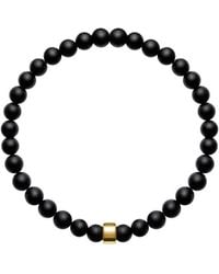 Ora Pearls - Aro S Onyx Bracelet Gold Bead - Lyst